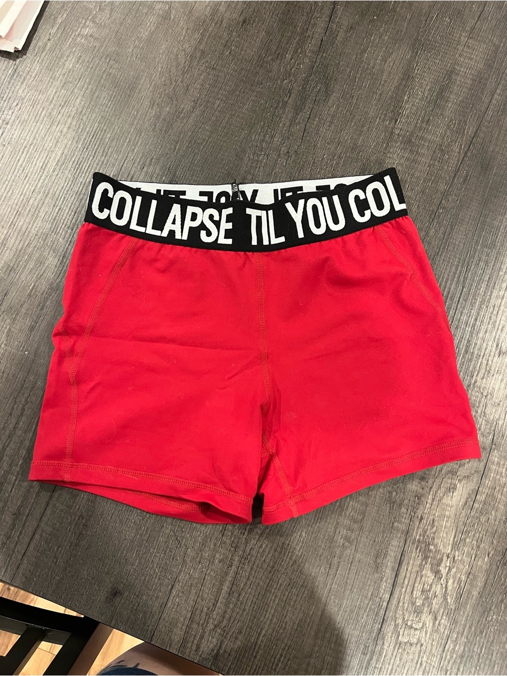 TIL you collapse small shorts